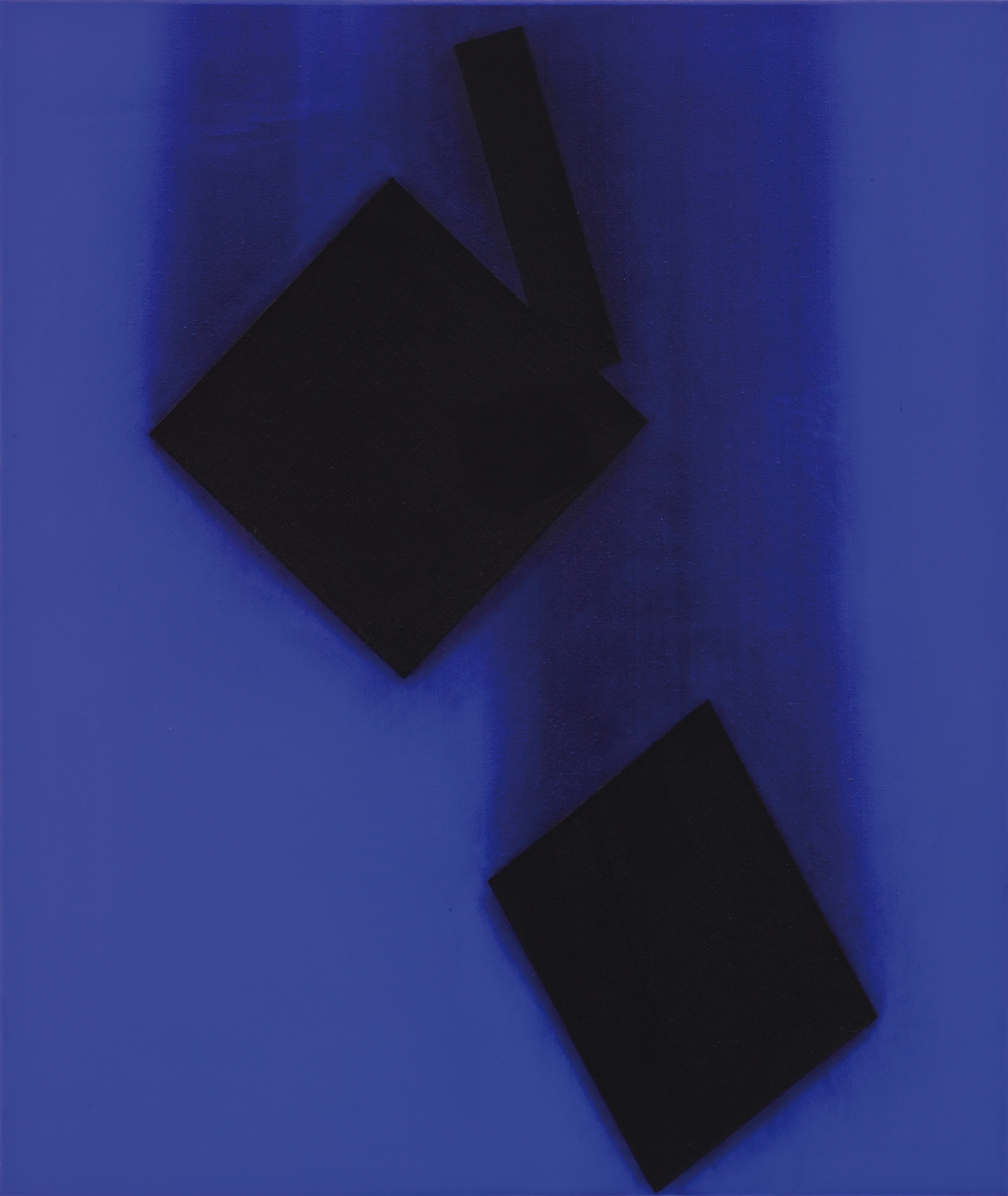 Kunstwerk »Rekonstruktion eines Zufalls vom 16.12.98 und mit blau« von Lienhard von Monkiewitsch (Vorschau)